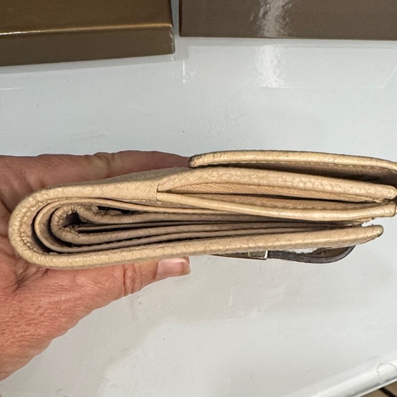 Gucci GG Imprimé Leather Wallet – Beige Frida Giannini Era (c 2008–2012) + box - Picture 4 of 12